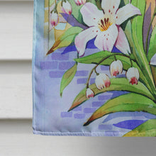 Load image into Gallery viewer, Easter Cross and Bible in Stain Glass Window Flag Canvas House Size APH5433CHF