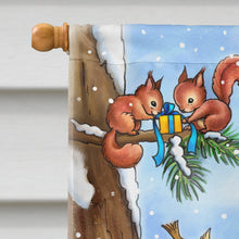 Load image into Gallery viewer, Christmas Santa Claus handing out presents Flag Canvas House Size APH5444CHF