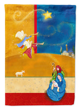 Load image into Gallery viewer, Contemporary Nativity Christmas Garden Flag – Decorative Outdoor Yard Flag APH5626GF