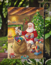 Load image into Gallery viewer, Christmas Santa Claus Unloading Toys Garden Flag – Decorative Outdoor Yard Flag APH5793GF