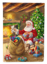 Load image into Gallery viewer, Christmas Santa Claus Unloading Toys Garden Flag – Decorative Outdoor Yard Flag APH5793GF