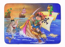 Load image into Gallery viewer, Boy Playing Piriate with Dolphin Machine Washable Memory Foam Mat APH6105RUG