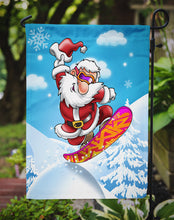 Load image into Gallery viewer, Christmas Santa Claus Snowboarding Garden Flag – Decorative Outdoor Yard Flag APH6388GF