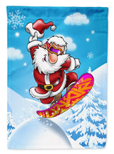 Load image into Gallery viewer, Christmas Santa Claus Snowboarding Garden Flag – Decorative Outdoor Yard Flag APH6388GF