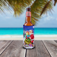 Load image into Gallery viewer, Christmas Santa Claus with Rabbits Slim Can Hugger – Fun &amp; Functional Drink Coolers APH6556MUK