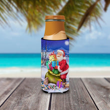 Load image into Gallery viewer, Christmas Santa Claus with Rabbits Slim Can Hugger – Fun &amp; Functional Drink Coolers APH6556MUK