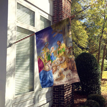 Load image into Gallery viewer, Christmas Nativity with Wise Men Flag Canvas House Size APH6897CHF