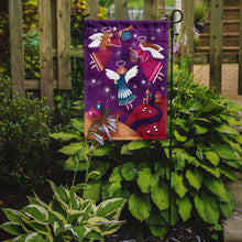 Load image into Gallery viewer, Christmas Angels in Purple Garden Flag – Decorative Outdoor Yard Flag APH7082GF