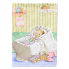 Load image into Gallery viewer, New Baby in Crib Flag Canvas House Size APH7093CHF