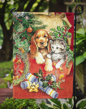 Load image into Gallery viewer, Christmas Puppy and Kitten Garden Flag – Decorative Outdoor Yard Flag APH7551GF