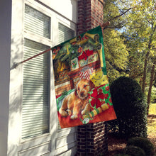 Load image into Gallery viewer, Christmas Puppy Flag Canvas House Size APH7552CHF