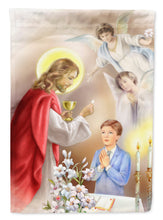 Load image into Gallery viewer, First Communion Boy Flag Canvas House Size