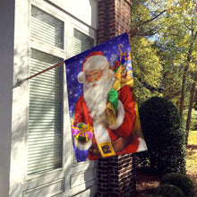 Load image into Gallery viewer, Christmas Santa Claus Ready to Work Flag Canvas House Size APH7595CHF