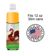 Load image into Gallery viewer, Rooster Chicken on the Run  Slim Can Hugger – Fun &amp; Functional Drink Coolers APH7630MUK