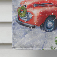 Load image into Gallery viewer, Vintage Farm Truck and Christmas Tree Flag Canvas House Size APH9639CHF