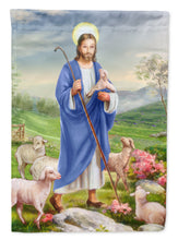Load image into Gallery viewer, Jesus the Shepherd and his flock of sheep Garden Flag - Outdoor Decorative Yard Flag APH9640GF
