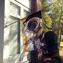 Load image into Gallery viewer, Coffee I by Roy Avis Flag Canvas House Size ARA0086CHF