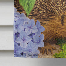 Load image into Gallery viewer, Hedgehog &amp; Hydrangea Flag Canvas House Size ASA2001CHF