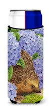 Load image into Gallery viewer, Hedgehog &amp; Hydrangea Slim Can Hugger – Fun &amp; Functional Drink Coolers ASA2001MUK