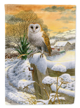 Load image into Gallery viewer, Sunset Barn Owl Garden Flag – Decorative Outdoor Yard Flag ASA2002GF