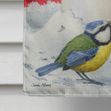 Load image into Gallery viewer, Eurasian Blue Tits Birds &amp; Milk Bottles Flag Canvas House Size ASA2003CHF