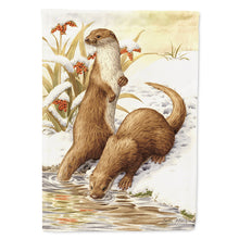 Load image into Gallery viewer, Otters &amp; Gladon Irises Flag Canvas House Size ASA2005CHF