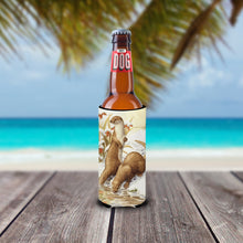 Load image into Gallery viewer, Otters &amp; Gladon Irises Slim Can Hugger – Fun &amp; Functional Drink Coolers ASA2005MUK