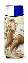 Load image into Gallery viewer, Otters &amp; Gladon Irises Slim Can Hugger – Fun &amp; Functional Drink Coolers ASA2005MUK