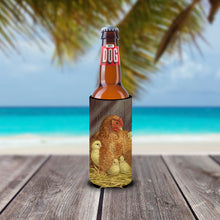 Load image into Gallery viewer, My Little Chickadees with Hen Chicken Slim Can Hugger – Fun &amp; Functional Drink Coolers ASA2011MUK
