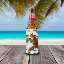 Load image into Gallery viewer, Red Squirrel &amp; Cottage Slim Can Hugger – Fun &amp; Functional Drink Coolers ASA2014MUK