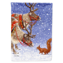 Load image into Gallery viewer, Reindeers &amp; Squirrel Flag Canvas House Size ASA2016CHF