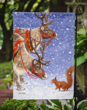 Load image into Gallery viewer, Reindeers &amp; Squirrel Garden Flag – Decorative Outdoor Yard Flag ASA2016GF