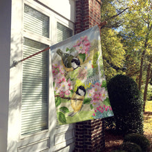 Load image into Gallery viewer, Coal Tits Flag Canvas House Size ASA2017CHF