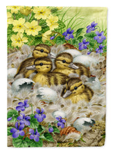 Load image into Gallery viewer, Mallard Duck Chicks Garden Flag – Decorative Outdoor Yard Flag ASA2020GF