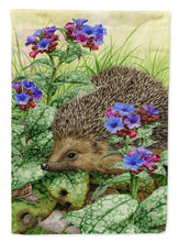 Load image into Gallery viewer, Hedgehog Garden Flag – Decorative Outdoor Yard Flag ASA2022GF