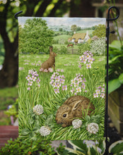 Load image into Gallery viewer, Leveret and Momma Rabbit Garden Flag – Decorative Outdoor Yard Flag ASA2026GF