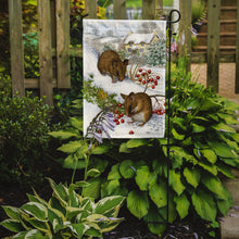 Load image into Gallery viewer, Wood Mice and Berries Garden Flag – Decorative Outdoor Yard Flag ASA2028GF