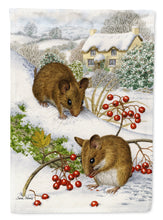 Load image into Gallery viewer, Wood Mice and Berries Garden Flag – Decorative Outdoor Yard Flag ASA2028GF