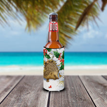 Load image into Gallery viewer, Hedgehog and Holly Slim Can Hugger – Fun &amp; Functional Drink Coolers ASA2030MUK