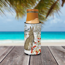 Load image into Gallery viewer, Rabbit with Berries Slim Can Hugger – Fun &amp; Functional Drink Coolers ASA2035MUK
