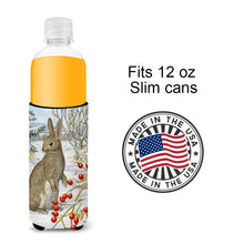 Load image into Gallery viewer, Rabbit with Berries Slim Can Hugger – Fun &amp; Functional Drink Coolers ASA2035MUK