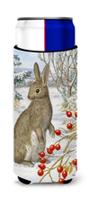 Load image into Gallery viewer, Rabbit with Berries Slim Can Hugger – Fun &amp; Functional Drink Coolers ASA2035MUK