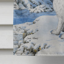 Load image into Gallery viewer, Mountain Hare White Rabbit Flag Canvas House Size ASA2037CHF