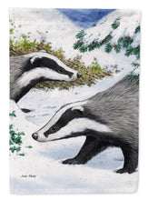 Load image into Gallery viewer, Badgers Look Here Garden Flag – Decorative Outdoor Yard Flag ASA2040GF