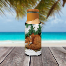 Load image into Gallery viewer, Fox Nap Time Slim Can Hugger – Fun &amp; Functional Drink Coolers ASA2044MUK