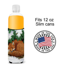Load image into Gallery viewer, Fox Nap Time Slim Can Hugger – Fun &amp; Functional Drink Coolers ASA2044MUK