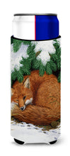 Load image into Gallery viewer, Fox Nap Time Slim Can Hugger – Fun &amp; Functional Drink Coolers ASA2044MUK