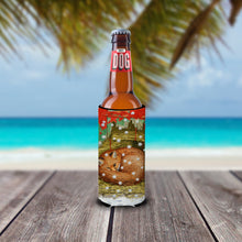 Load image into Gallery viewer, Fox Sleeping in the Snow Slim Can Hugger – Fun &amp; Functional Drink Coolers ASA2045MUK