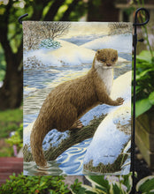 Load image into Gallery viewer, Otter on the bank Garden Flag – Decorative Outdoor Yard Flag ASA2050GF