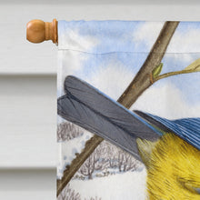 Load image into Gallery viewer, Eurasian Blue Tits Bird Flag Canvas House Size ASA2051CHF